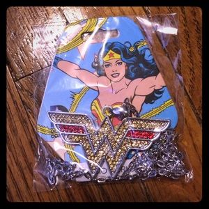 Wonder Woman bling necklace DC comics WB Warner