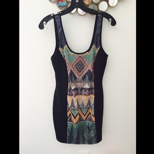 Aztec sequence dress