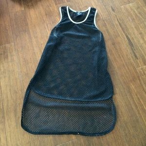 Black mesh tank