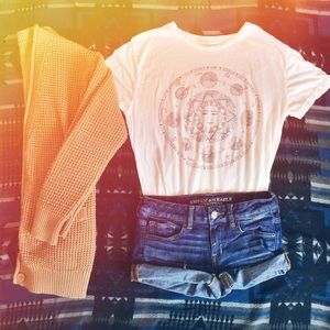 Brandy Melville Sun Graphic Tee