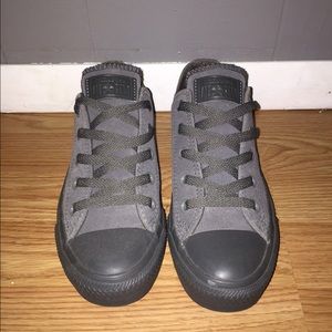 All grey converse