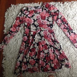 Floral Forever 21 Skater Dress