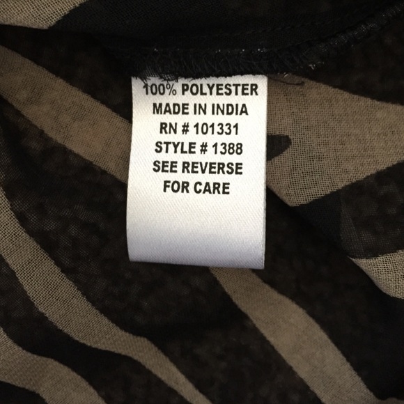 Animal Print Sheer Button Up - Picture 3 of 3