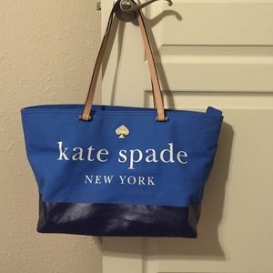 Kate Spade Blue Tote Bag