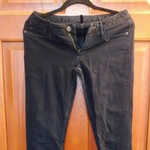Earnest Sewn washed black jeans with straight leg