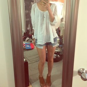 Joie 100% cotton flowy top