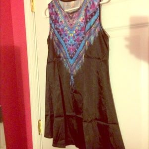 Sexy black dress with design