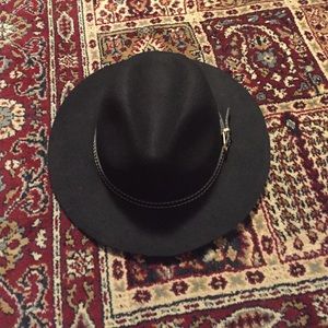 Boohoo Wide Brim Wool Hat