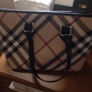 Authentic burberry tote