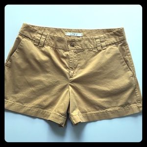 LOFT camel shorts: size 6