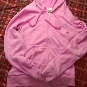 Victoria's Secret pink zip up hoodie