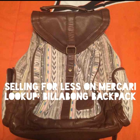 Billabong Backpack SELLING FOR LESS ON MERCARI APP