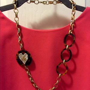 ⚡️Flash Sale⚡️Gold necklace with tortoise shell 🌼