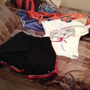 Jordan Shirt & Nike Shorts
