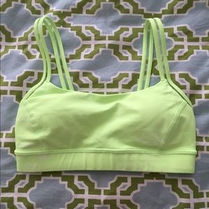 Lululemon Straight Up Bra in Clear Mint