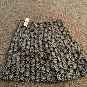 Ann Taylor Loft medallion print skirt