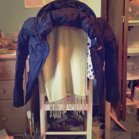 Winter coat in navy blue