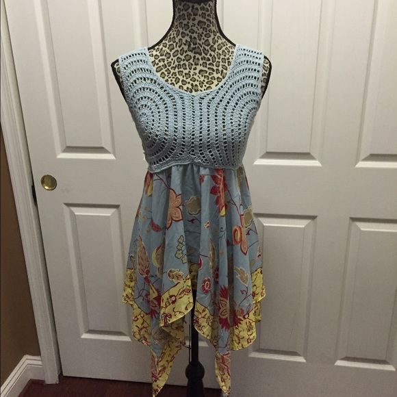 A fun multi colored top by Kaelyn-Max