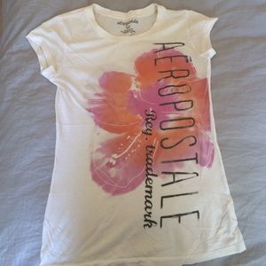 Pink flower Aero graphic tee