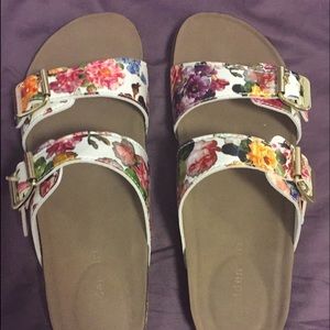 Steve Madden floral sandals