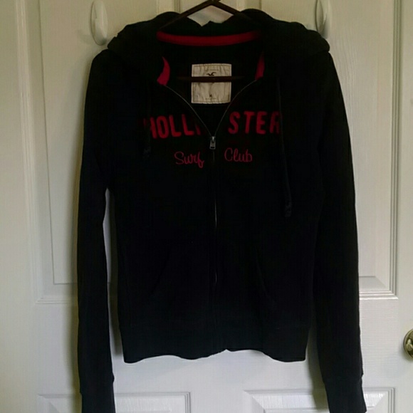 Dark navy hollister hoodie