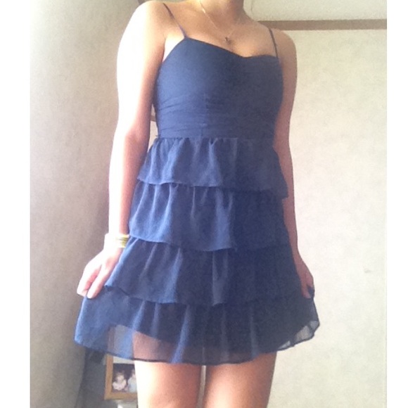 ♥️Navy Blue Dress🌀