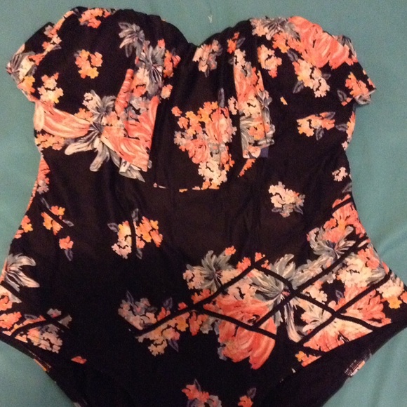 Bondeye  Other - Floral one piece bathing suit! Comes with straps!