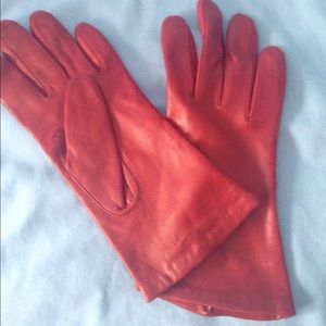 Genuine leather gloves!