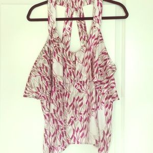 Flyaway strappy back tank