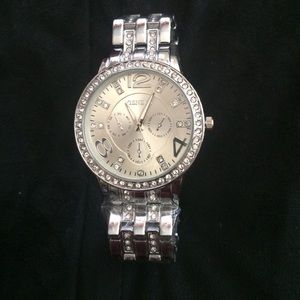 Silver Geneva Watch