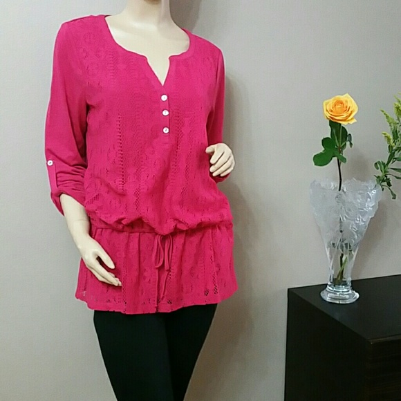 Style & Co. Tops - Cute Purple Pink Top