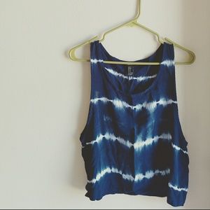 Indigo Tie Dye Blouse