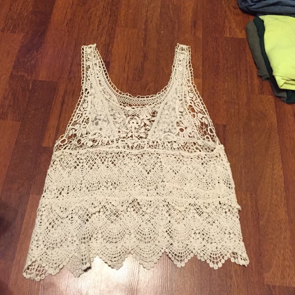 Lace tank top