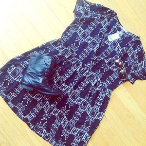 Robot printed dress❤️