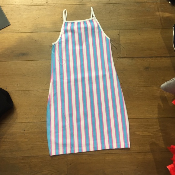 Cotton Spandex Mini Length Dress