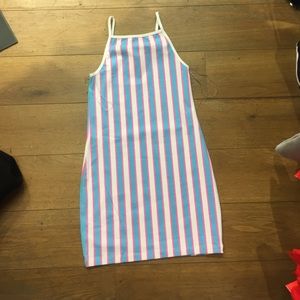 Cotton Spandex Mini Length Dress