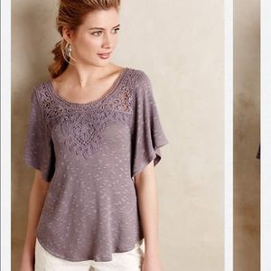 NWOT Point de Venise top