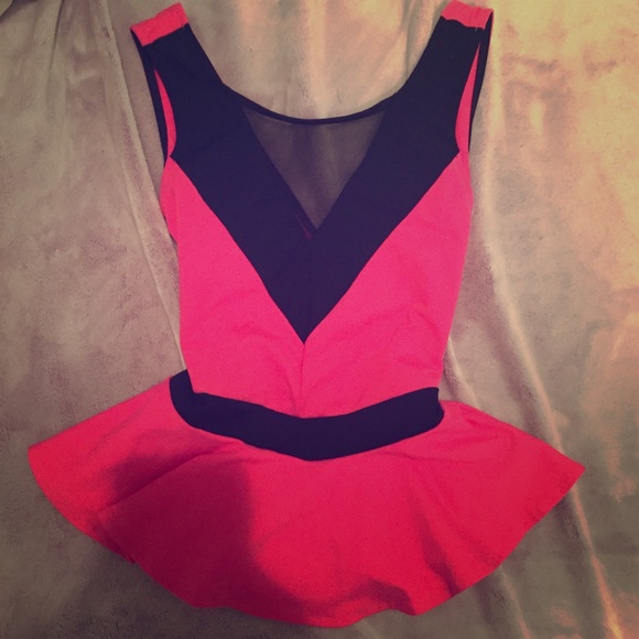 Bebe Peplum Top