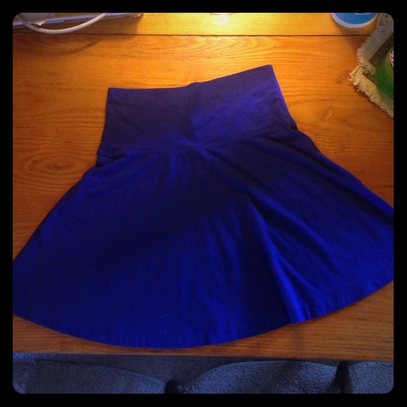 Blue Skater Skirt