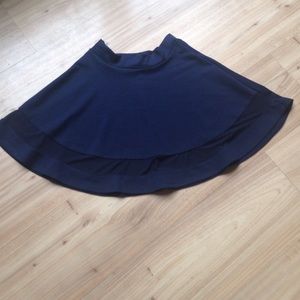 Navy mini skirt
