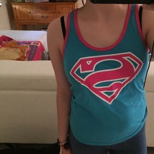 Super man tank top