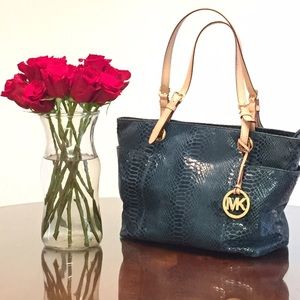 MICHAEL KORS SNAKE TOTE - LIMITED EDITION COLOR