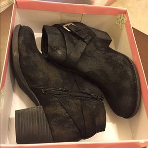 Black ankle boots