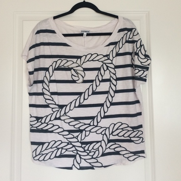 Boat neck sailor top