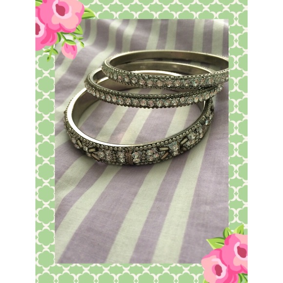 Diamond studded bangles