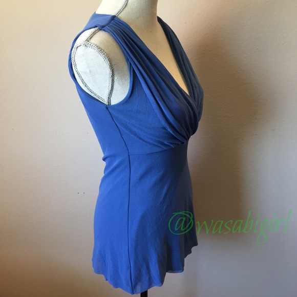 🚫BUNDLED🚫 Beautiful Blue Top from Anthropologie - Picture 2 of 4