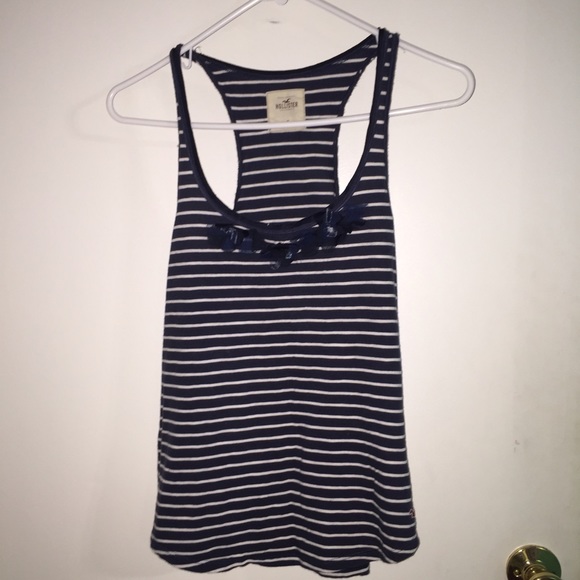 Hollister striped tank top