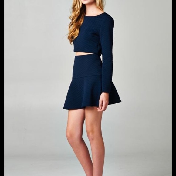 Crop Top & Skirt Set