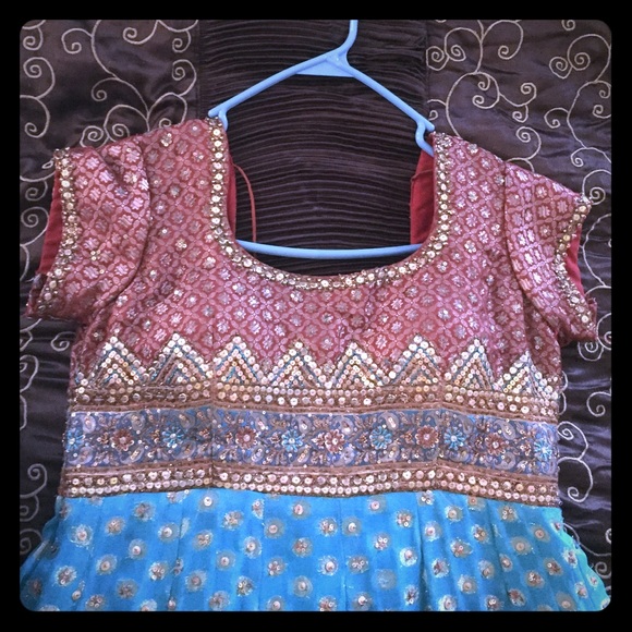 Gorgeous Anarkali suit with pajama and dupatta