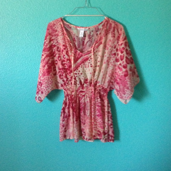 H&M pink blouse.